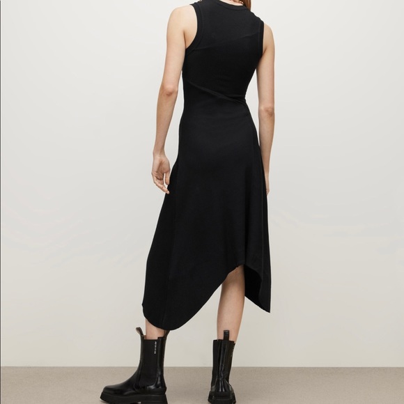 All Saints Gia Dress. Never worn but had been washed once. Like new condition. - Picture 2 of 4